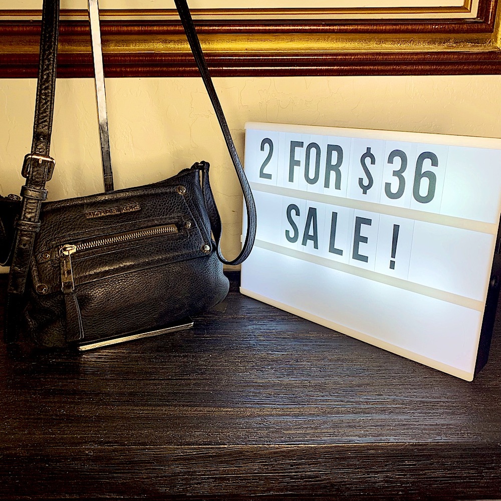 2/$36 SALE Michael Kors Leather Crossbody